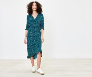 Oasis polka dot dress 