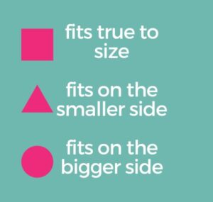 True meaning behind Zara's label symbols which indicate whether you need to size  up or down - OK! Magazine