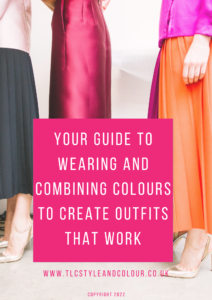 guide to wearing and combining colours to create outfits that work